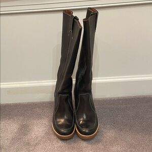 Michael Kors Black Leather Women's Boots